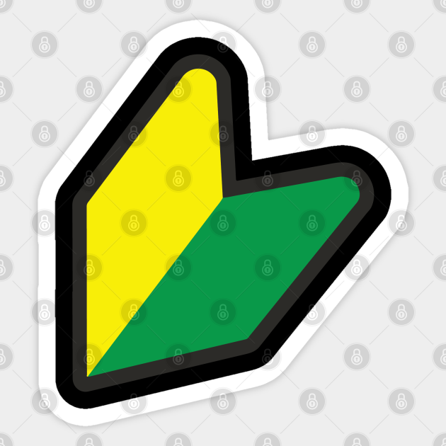 JDM RICER Beginner Leaf Symbol Logo Shirt Jdm Sticker TeePublic